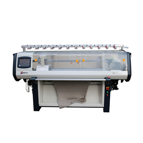 Computer flat knitting machine